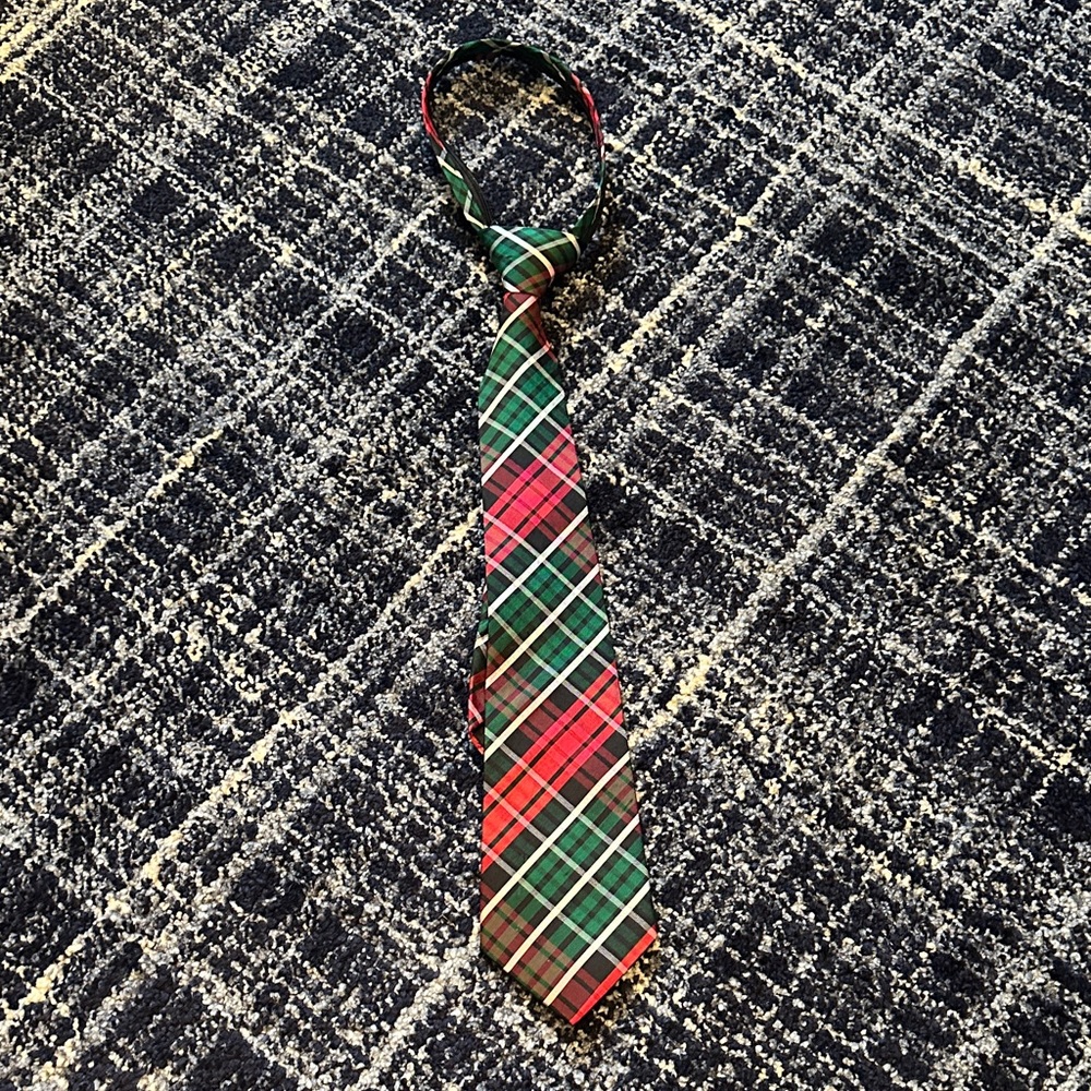 Hartstrings Festive Plaid Kids Tie